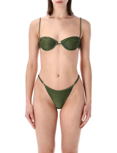 Matinee Mini Dress For Women In Green