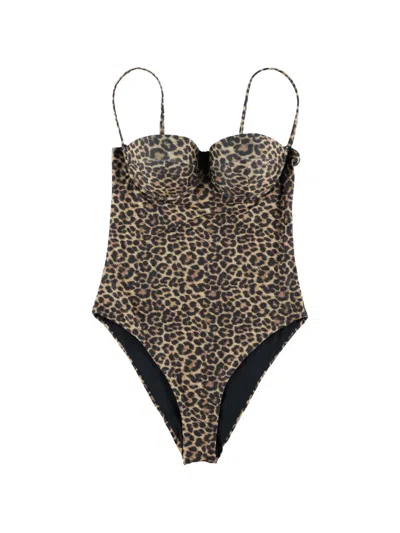 Matinee Rihanna Leopard-print Swimsuit In Multi