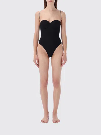 Matinee Swimsuit Woman Color Black In Blue