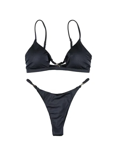 Matinee Taylor Cut-out Bikini In Black