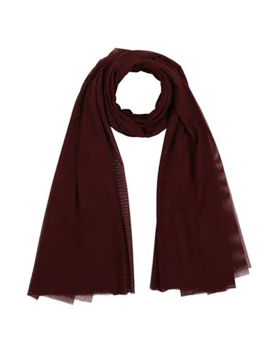 Matinee Matineé Woman Scarf Cocoa Size - Polyamide, Elastane In Burgundy