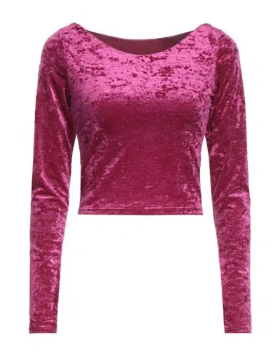 Matinee Matineé Woman Top Purple Size L Polyamide, Elastane