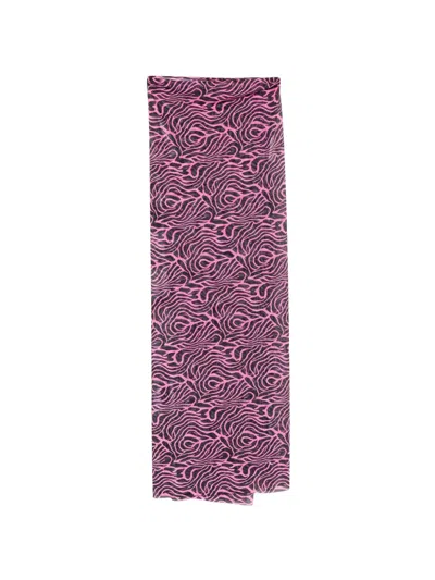 Matinee Zebra-print Sarong In Pink