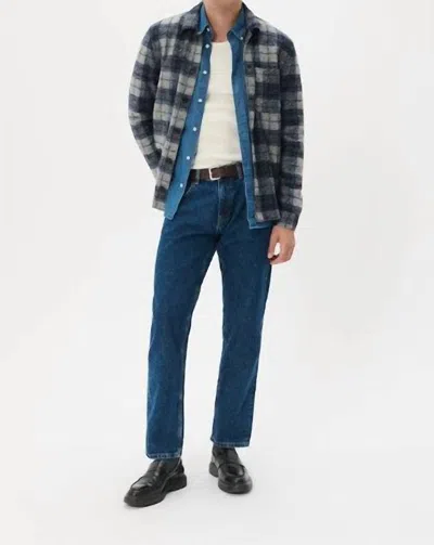 Matinique Mapelton Overshirt In Navy In Blue
