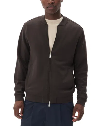 Matinique Men's Macallum Classic-fit Solid Full-zip Cardigan In Espresso