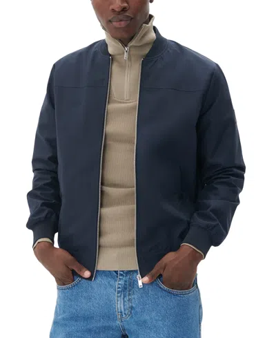 Matinique Men's Maclay Full-zip Bomber Jacket In Navy