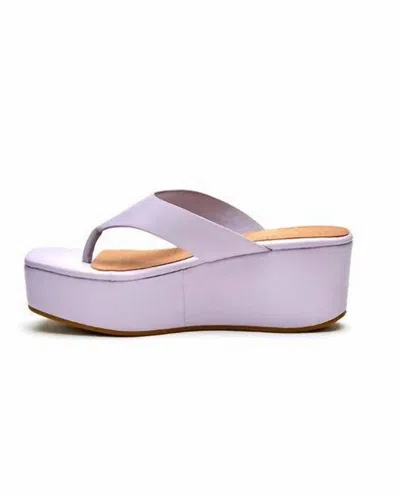 Matisse Alia Platform Sandal In Lilac In Blue