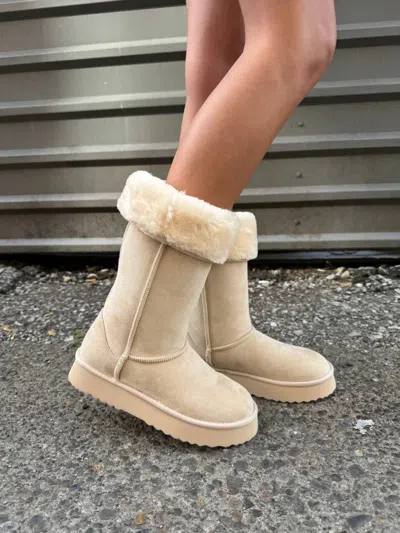 Matisse Andie Anderson Boots In Tan In Neutral