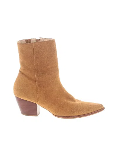 Pre-owned Matisse Ankle Boots In Tan