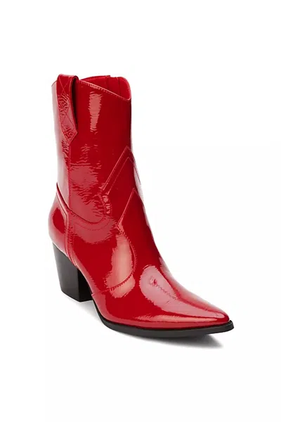 Matisse Bambi Western Boots In Red