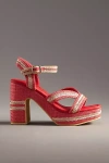 Matisse Beach By  Adelaide Heels In Red