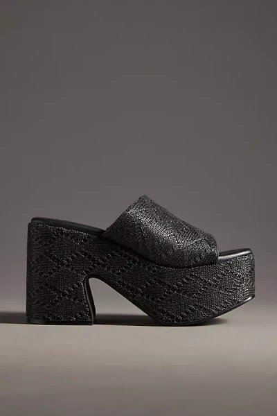 Matisse Beach By  Como Platform Sandals In Black
