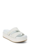 Matisse Blaine Platform Slide Sandals In White