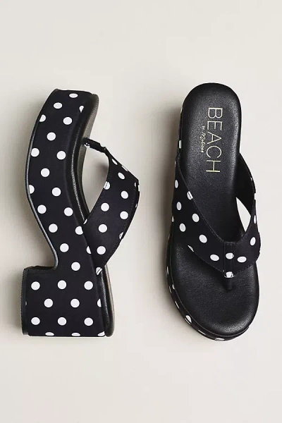 Matisse Bonnie Platform Thong Sandals In Multi