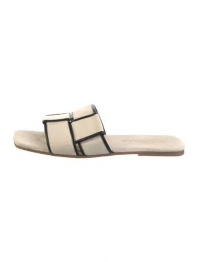 Pre-owned Matisse Canvas Slides In Neutrals