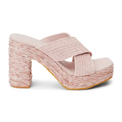 Matisse Caravan Sandal In Blush In Gold
