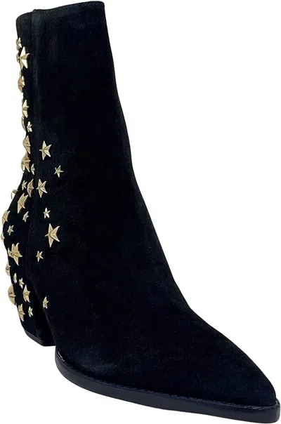 Matisse Caty Boot Limited Edition In Black Suede In Blue