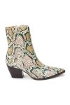 Matisse Caty Western Pointed Toe Bootie In Multicolor