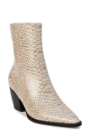 Matisse Caty Western Pointed Toe Bootie In Gray