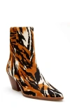 Matisse Caty Western Pointed Toe Bootie In Brown