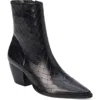 Matisse Caty Western Pointed Toe Bootie In Black