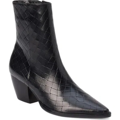 Matisse Caty Western Pointed Toe Bootie In Black