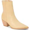 Matisse Caty Western Pointed Toe Bootie In Yellow