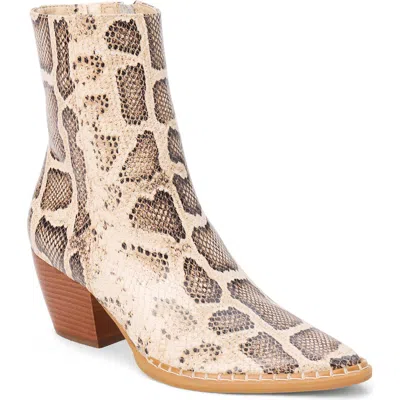 Matisse Caty Western Pointed Toe Bootie In Multi