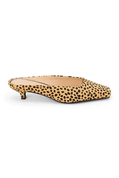 Matisse Classy Kitten-heel Mules In Beige