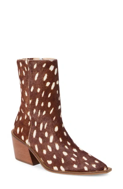 Matisse Cleo Pointed Toe Bootie In Brown