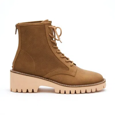 Matisse Coconuts Miss Me Combat Boots In Tan In Brown