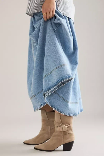 Matisse Colton Bow Ankle Boots In Neutral