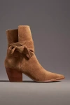 Matisse Colton Bow Ankle Boots In Brown