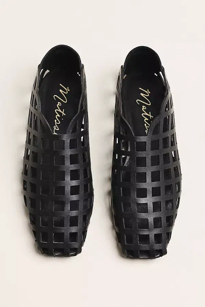 Matisse Cooper Cutout Flats In Black