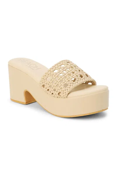 Matisse Cove Platform Mules In Neutral
