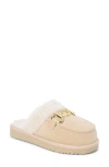 Matisse Davos Faux Fur Platform Slipper In Brown