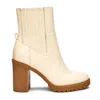 Matisse Dean Block Heel Chelsea Boot In White
