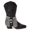 Matisse Dolly Western Boot In Black In Black