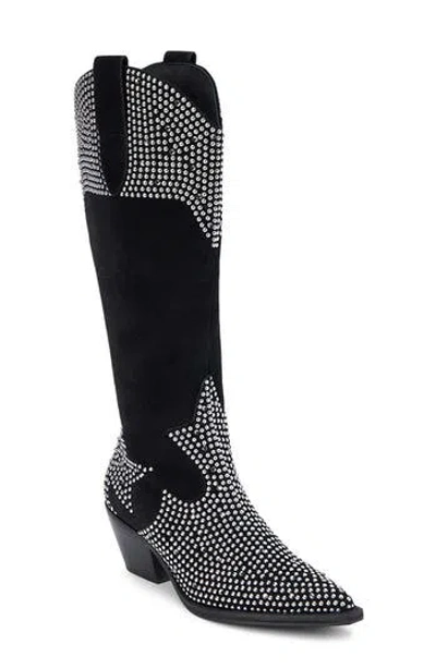 Matisse Dumplin Studded Western Boot In Black