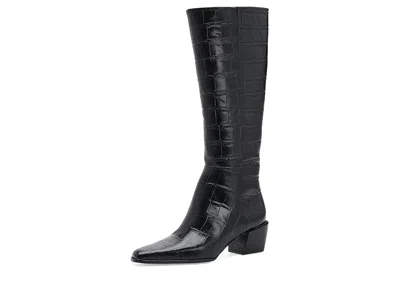 Matisse Ellington Women's Boots Black Croc: 6 M, Leather