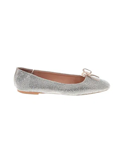 Pre-owned Matisse Flats In Silver