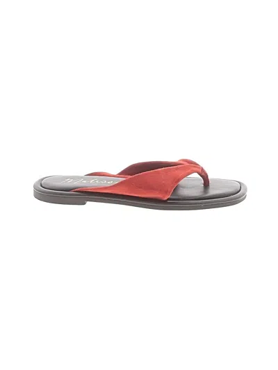 Pre-owned Matisse Flip Flops In Red