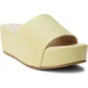 Matisse Frida Platform Sandal In Yellow