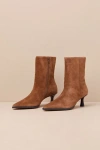 Matisse Gabbie Pointed Toe Bootie In Brown
