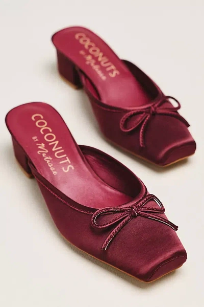 Matisse Geneva Mule Heels In Red