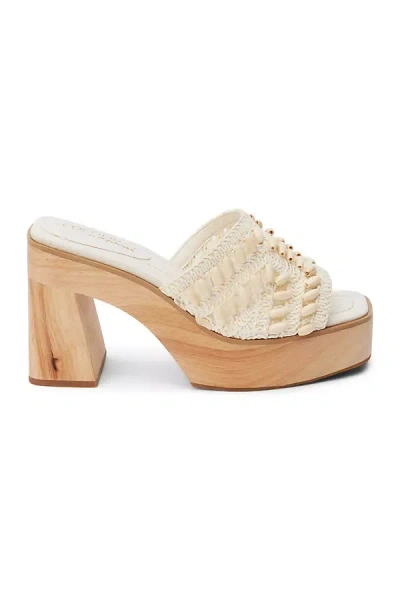 Matisse Glen Crochet Platform Heels In Beige