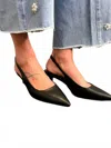Matisse Grazia Slingback Kitten Heel Sandals In Black In Black