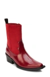 Matisse Harriet Western Bootie In Burgundy