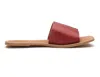 Matisse Heatwave Slide Sandal In Red In Beige