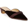 Matisse Kellan Pointed Toe Mule In Brown